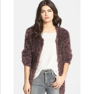 Search For Sanity Eyelash Cardigan, Small. Purple